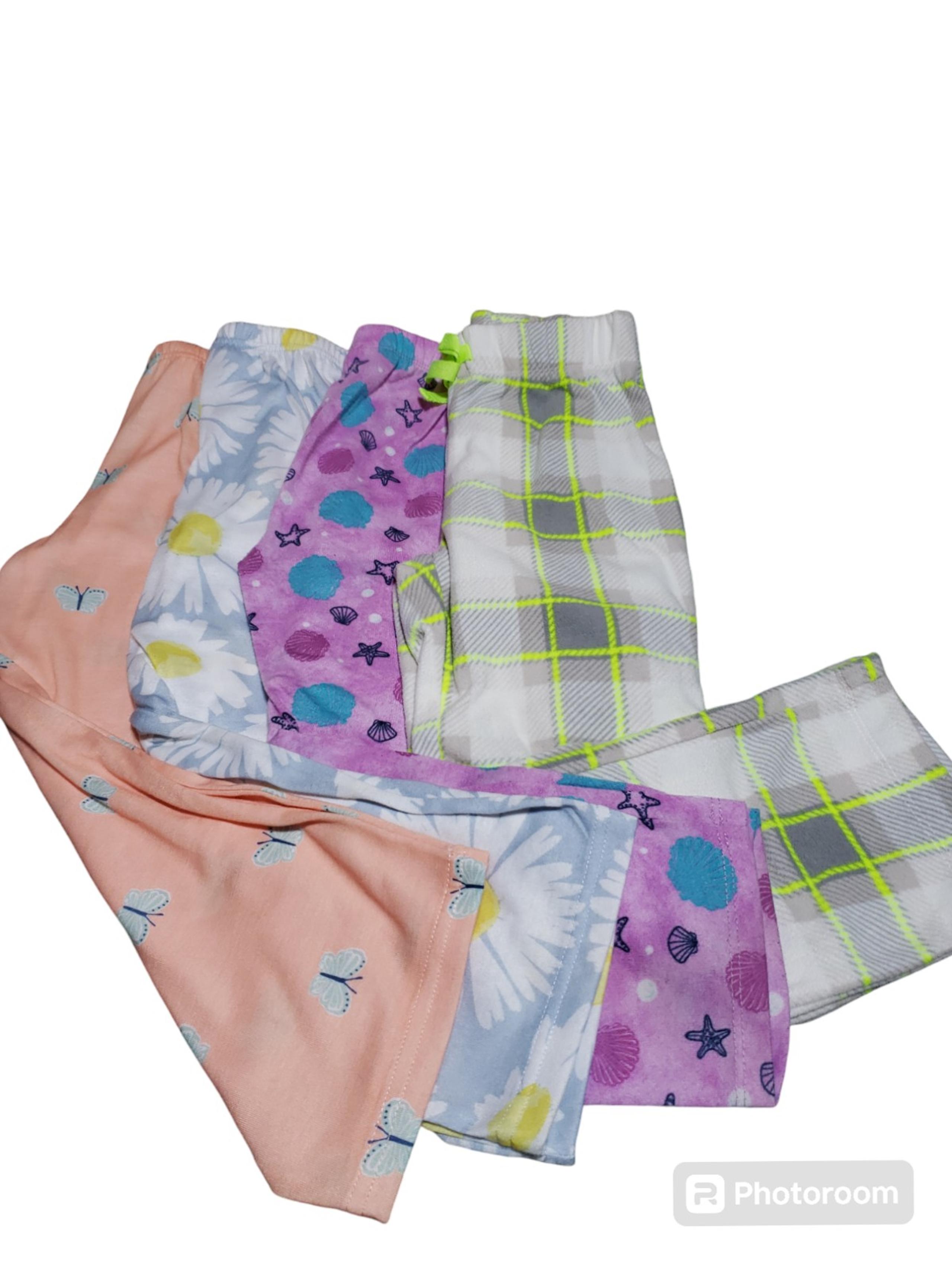 Carters, Wonder Nation, Old Navy Girls Pajama Pant Bundle (4pc). Size 5T and 5.