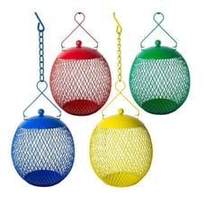 2-EnDarius-Set of 4 Squirrel Proof Bird Feeders for Outside