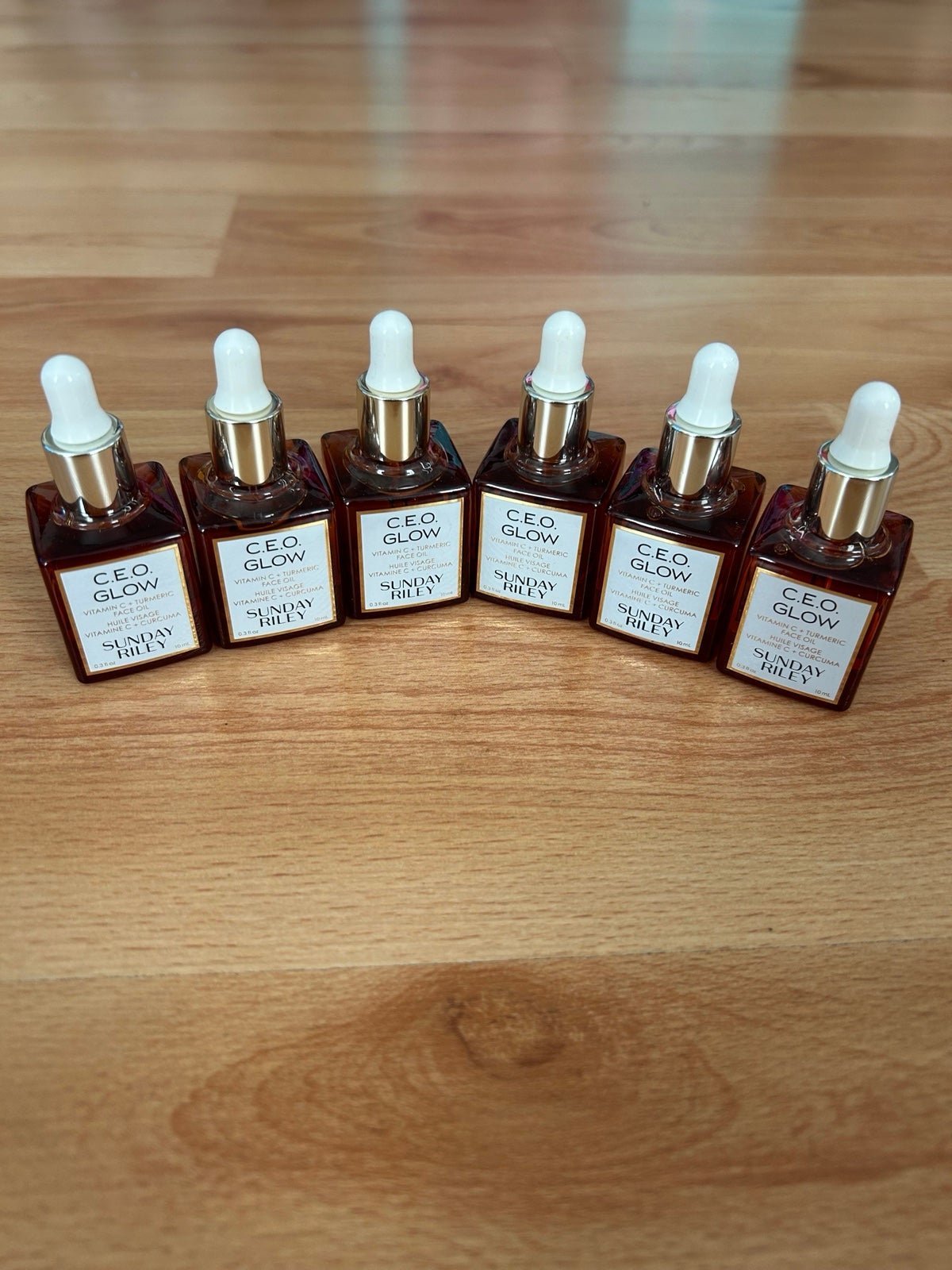 Sunday Riley CEO Glow Vitamin C Turmeric Face Oil .3 fl oz 10 ml Travel Size