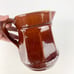 Vintage Pottery Pitcher Farmhouse Decor Bennington Style Brown Glaze Stoneware