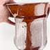 Vintage Pottery Pitcher Farmhouse Decor Bennington Style Brown Glaze Stoneware