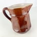 Vintage Pottery Pitcher Farmhouse Decor Bennington Style Brown Glaze Stoneware