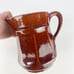 Vintage Pottery Pitcher Farmhouse Decor Bennington Style Brown Glaze Stoneware