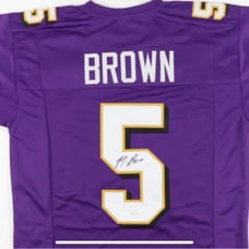 Marquise Brown Autographed Jersey