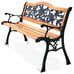 Patio Park Garden Bench Porch Path Chair Furniture