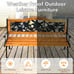 Patio Park Garden Bench Porch Path Chair Furniture