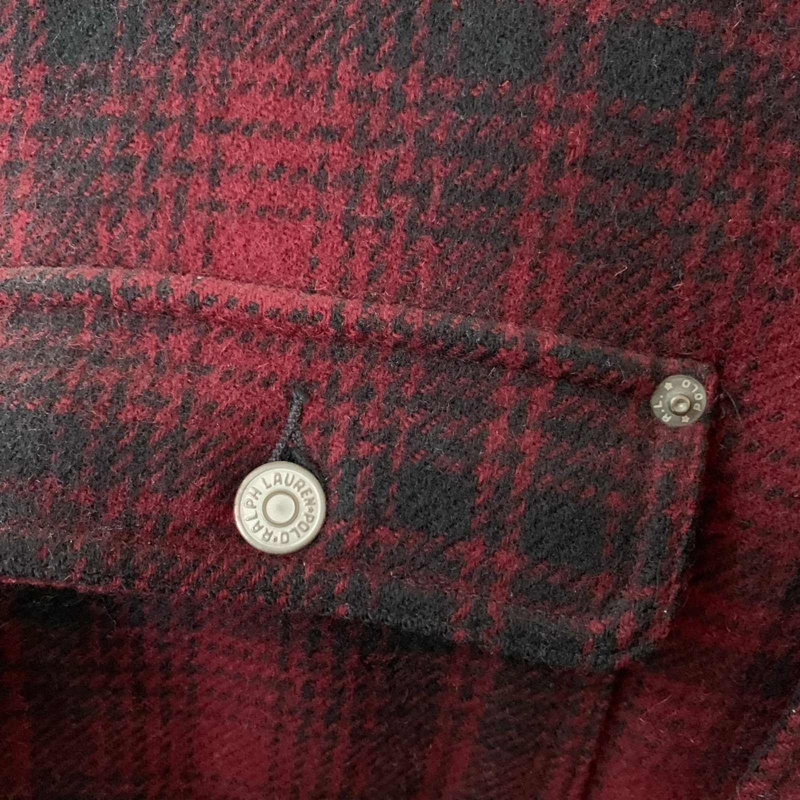 Ralph Lauren wool check Jacket 90’s OLD 90s Polo Ralph Lauren wool check jacket