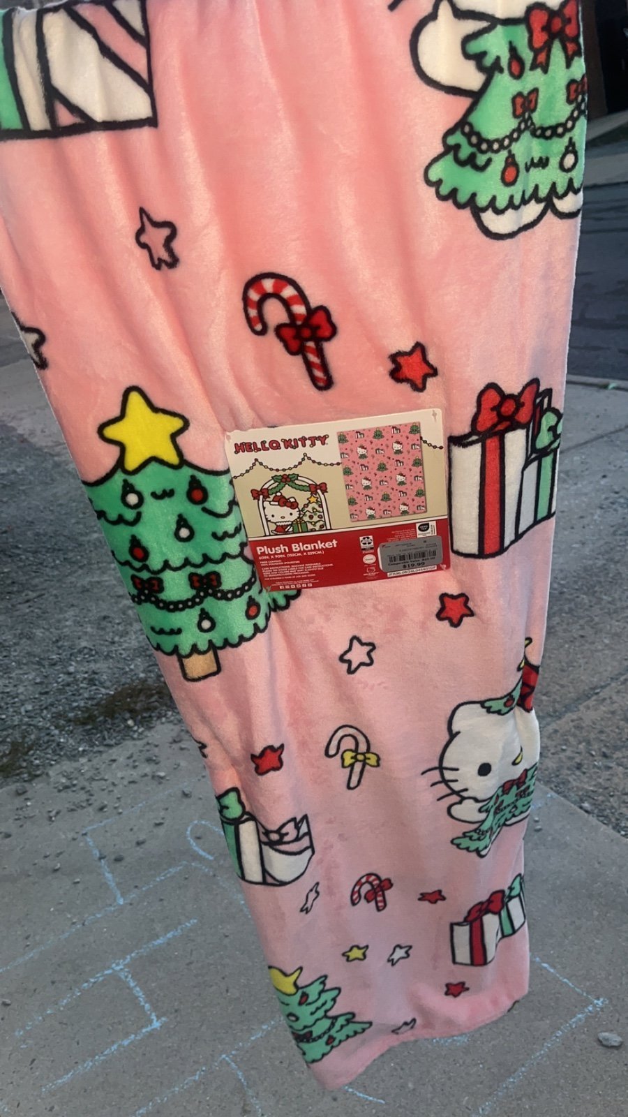 Hello Kitty Christmas blanket