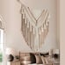 Walll Hanging 47 Wx 55 L Brown Macrame Wall Decor Boho Panels Handmade Yarn Wa