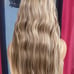Sexy ash blonde cream color highlighted balayage explosion hd free part wig