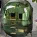 NEW! GREEN TRANSPARENT SKINCARE MAKEUP COSMETICS ORGANIZER. PORTABLE WITH HANDLE