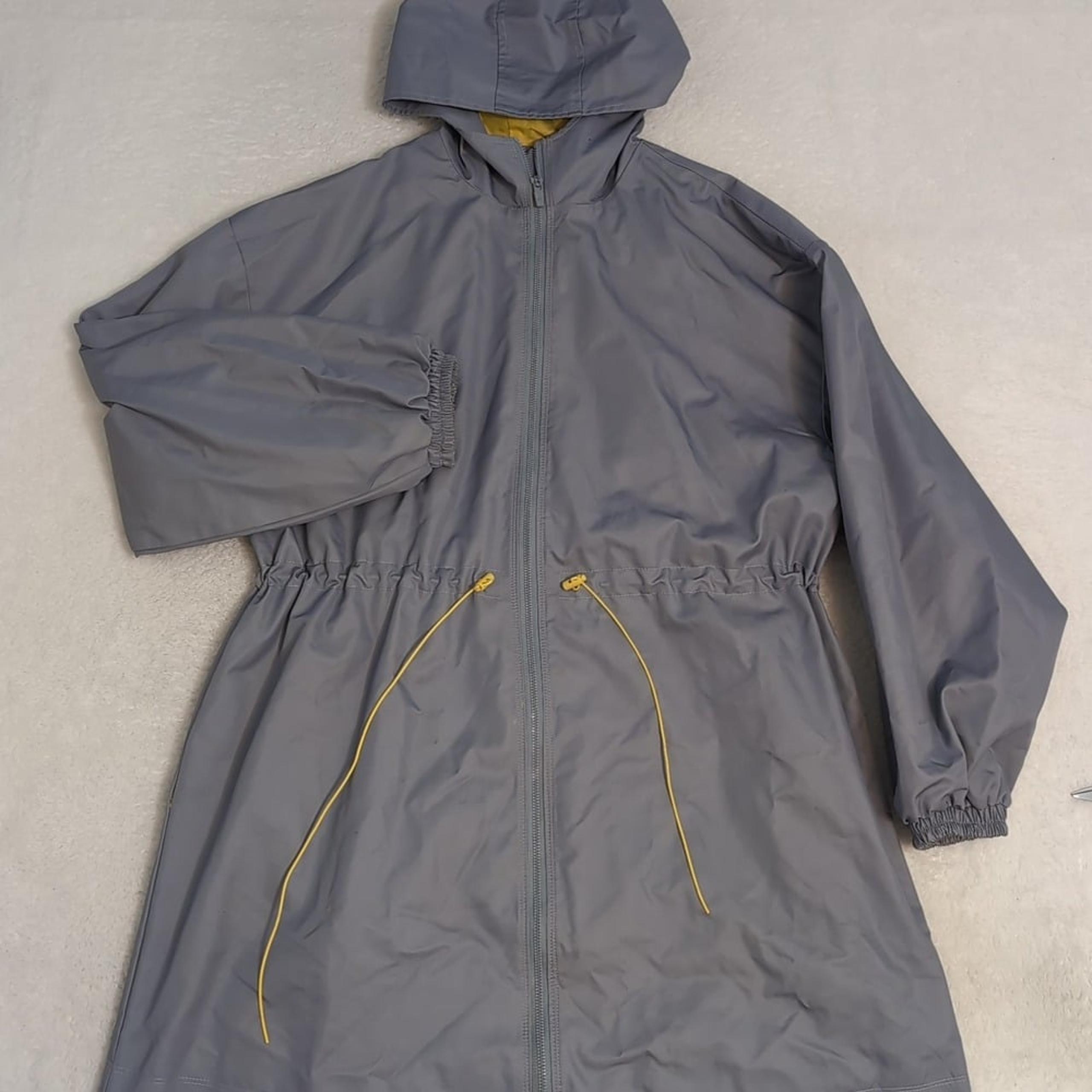 FABLETICS Women's M Johanna Oversized Parka Raincloud Color Gray Jacket $100
