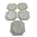 Anchor Hocking Princess 5 Bread and Butter Plates Topaz Yellow Canary