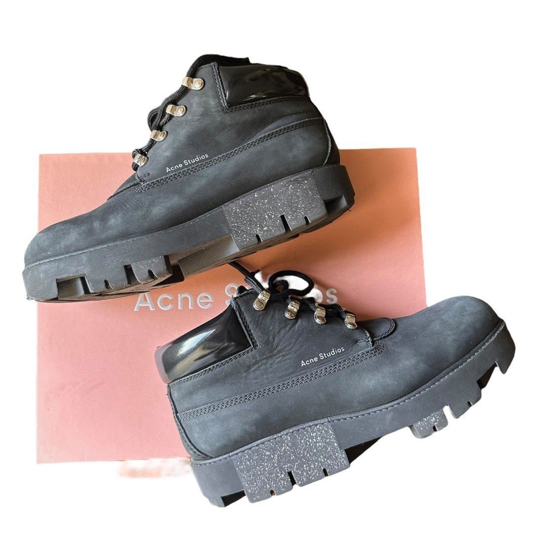 ACNE STUDIOS Tinne Winter Boot Black Sz 41 (US 11)