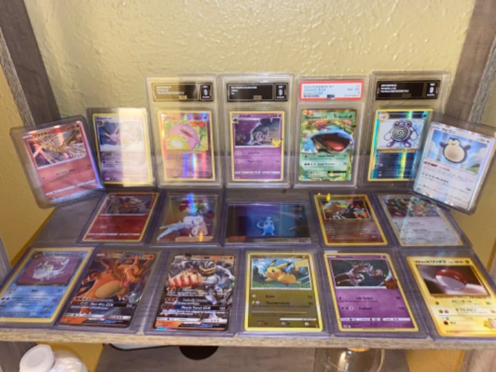 vintage Pokemon cards