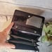 RUBY RED Vintage Rare 1950's-60's TURTLE SKIN Leather Wallet 8x4x1.5