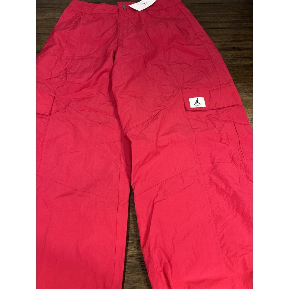 Jordan Jumpman Flight Parachute Track Pants Red/pink Women's SIZE L Loose Fit