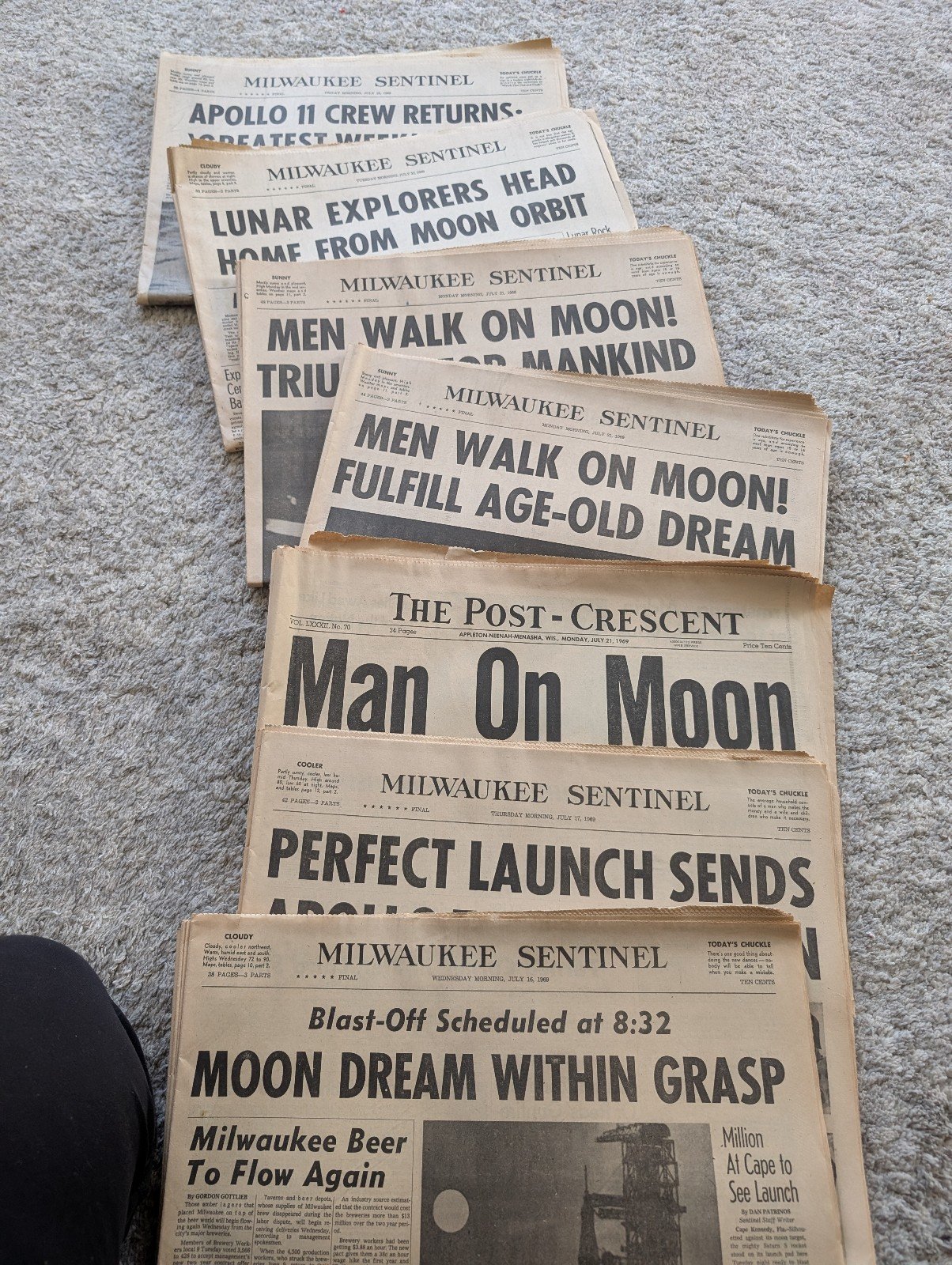 Apollo 11 July 1969 Blast-Off to Crew Returns