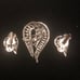 Brooch and earring set