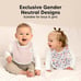 8-Pack Organic Baby Bibs for Boys, Girls - Soft Cotton