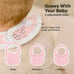 8-Pack Organic Baby Bibs for Boys, Girls - Soft Cotton