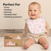 8-Pack Organic Baby Bibs for Boys, Girls - Soft Cotton