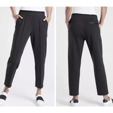 Athleta Women's Venice Black Pintuck Pants Medium Athleisure Casual Stretch Gym
