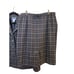 J8 PENDLETON VTG WOOL SKIRT/BLAZER SET GRAY PLAID PLUS SZ 18