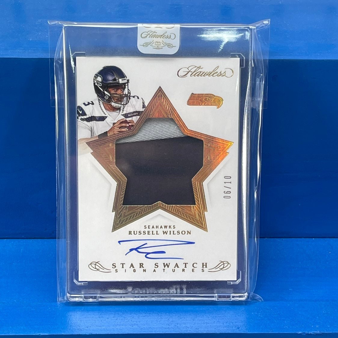 2019 flawless Russell Wilson auto Patch SSP