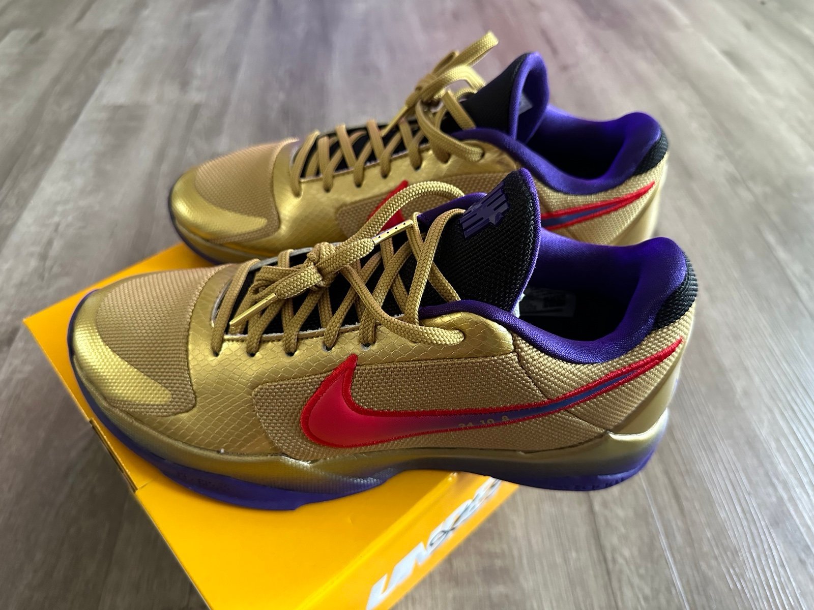 Mens Nike KOBE V PROTRO/ UNDFTD Hall of Fame Sz 9 255