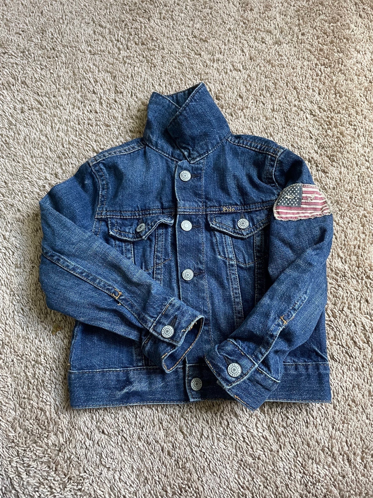 **SOLD** 3t polo RL Jean jacket