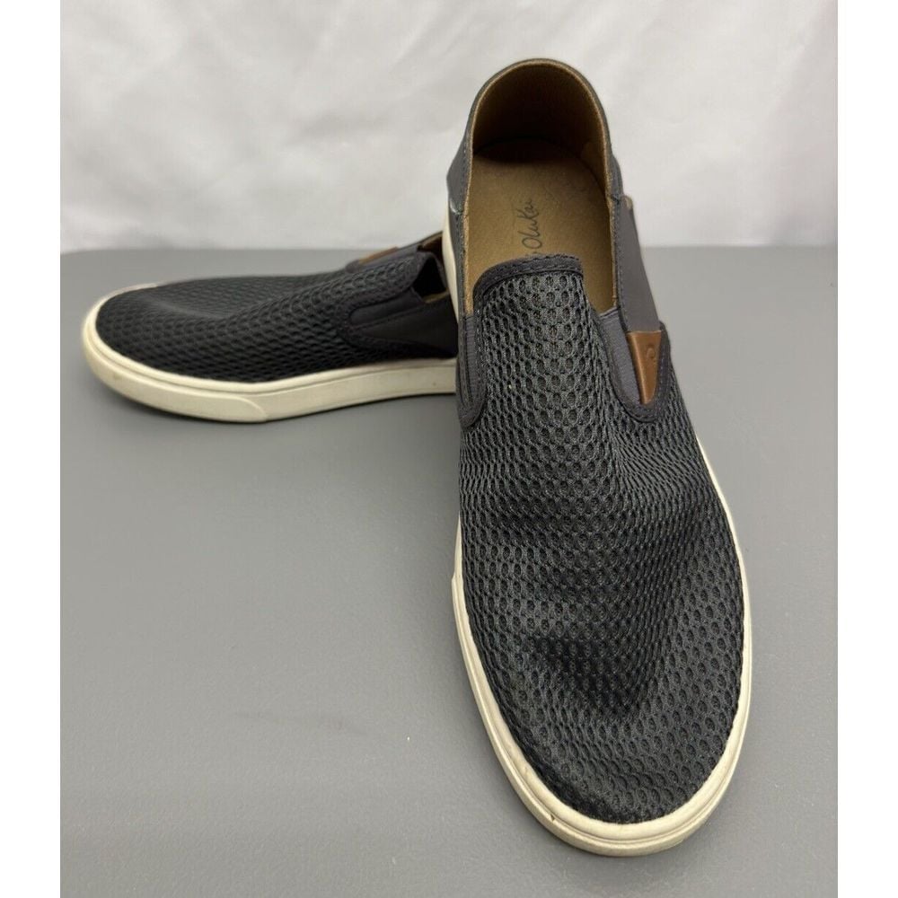Olukai Pehuea Women's Size 10 W Gray Slip On Sneaker Shoes #18