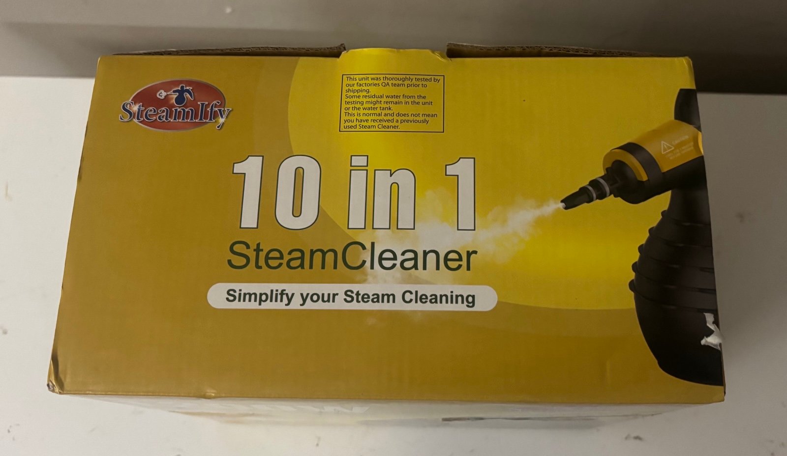 New Steamify 1200 Watt Pressurized Handheld Steam Cleaner with 10pcs Accessories - detail