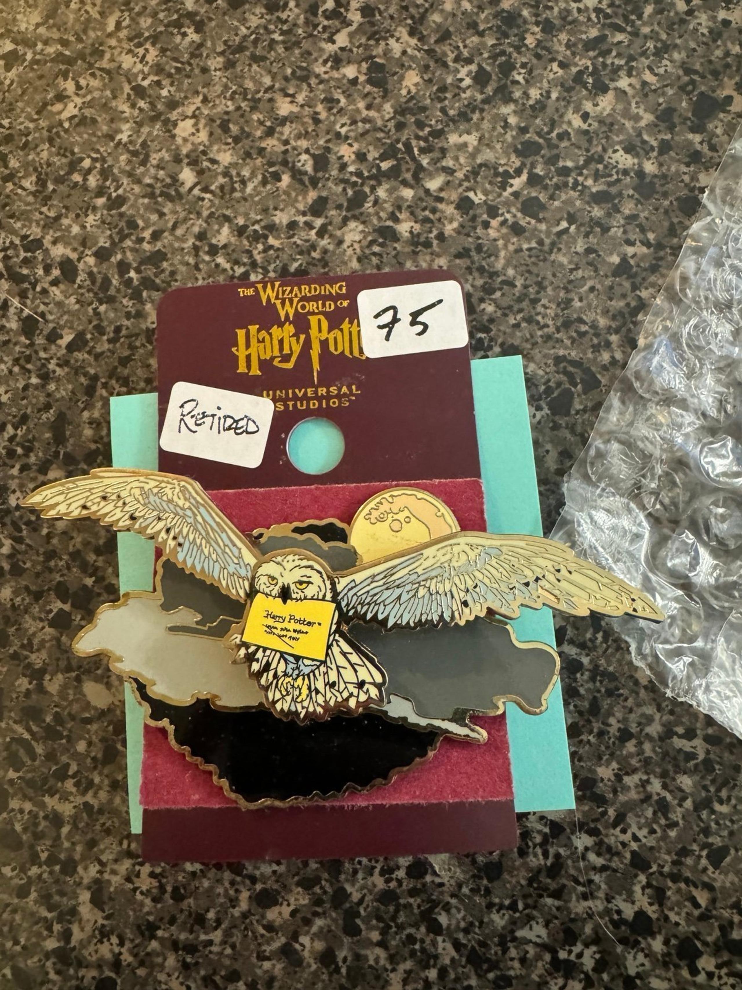 Hedwig the owl authentic enamel pin