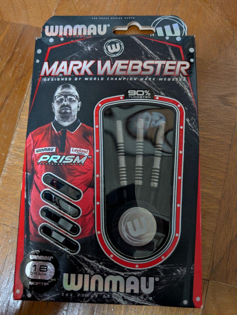 WINMAU MARK WEBSTER Darts Set