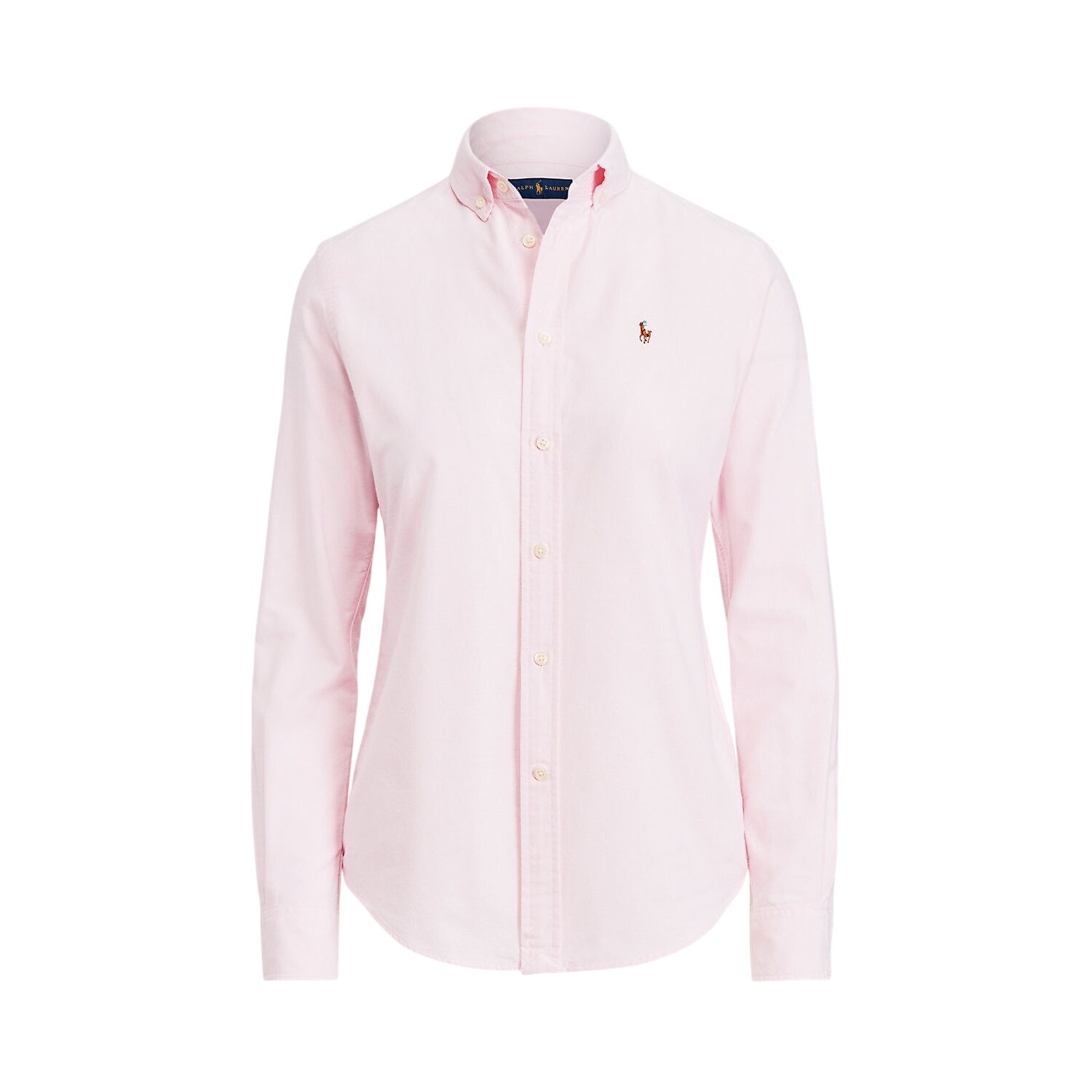 Polo Ralph Lauren Slim Fit Cotton Oxford Shirt Women’s Size 2 Pink Button Down