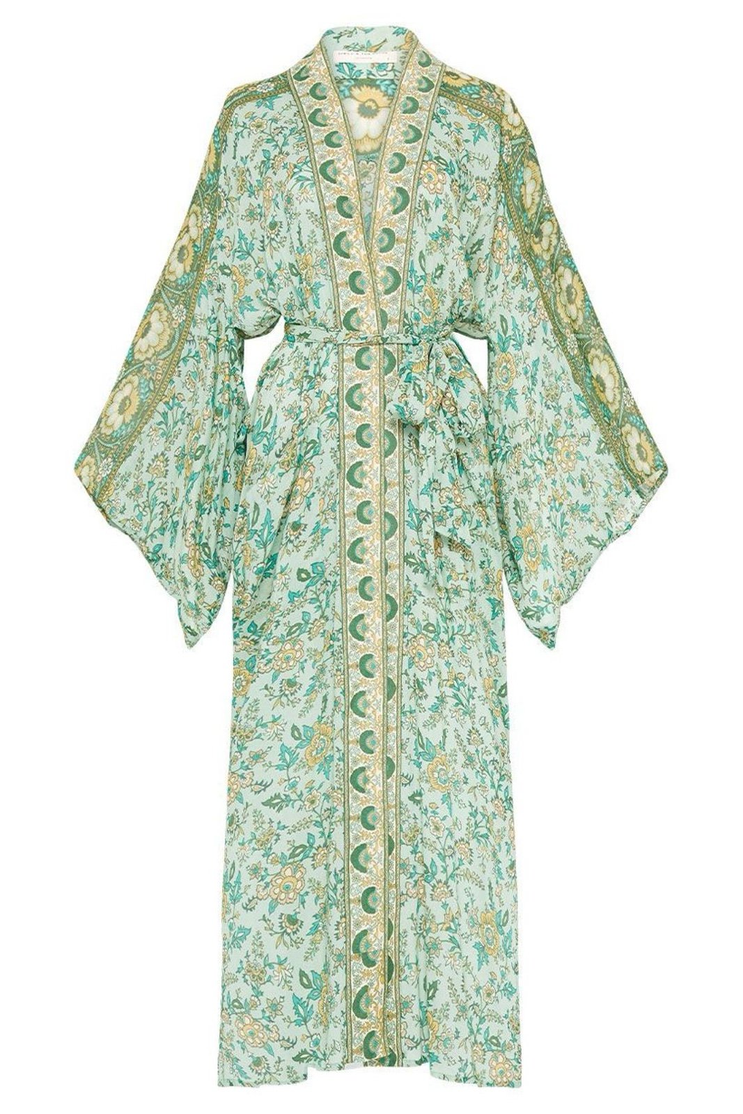 Spell folk song kimono sage green small medium