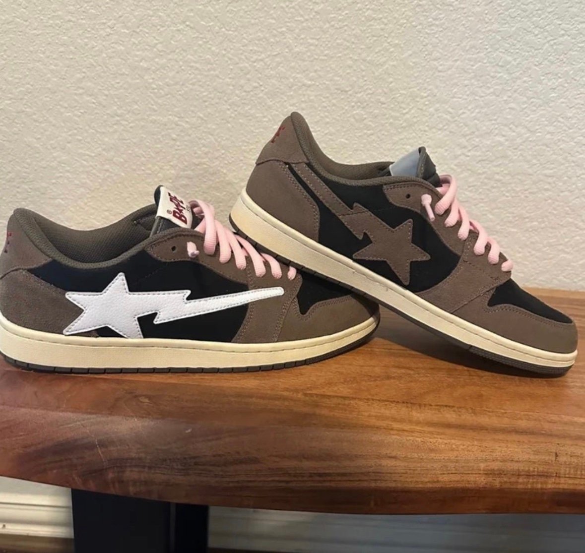 BAPE custom low mocha