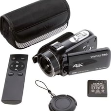 New Vivitar 4K Digital Camcorder Camera Kit HD 4K/30fps 1080P/60fps