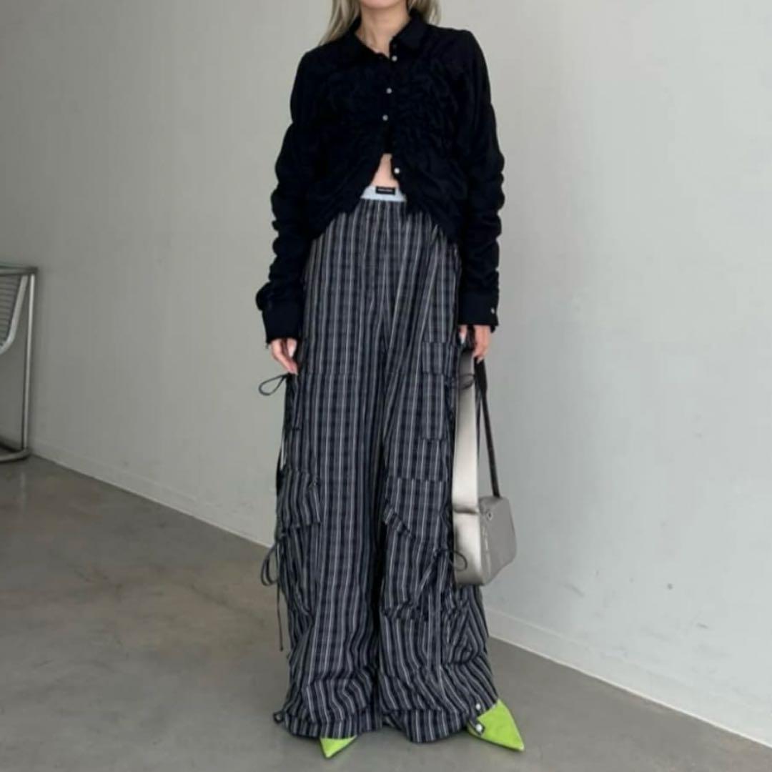 MAISON SPECIAL｜Ribbon Design Cargo Pants | Rakuten Fashion