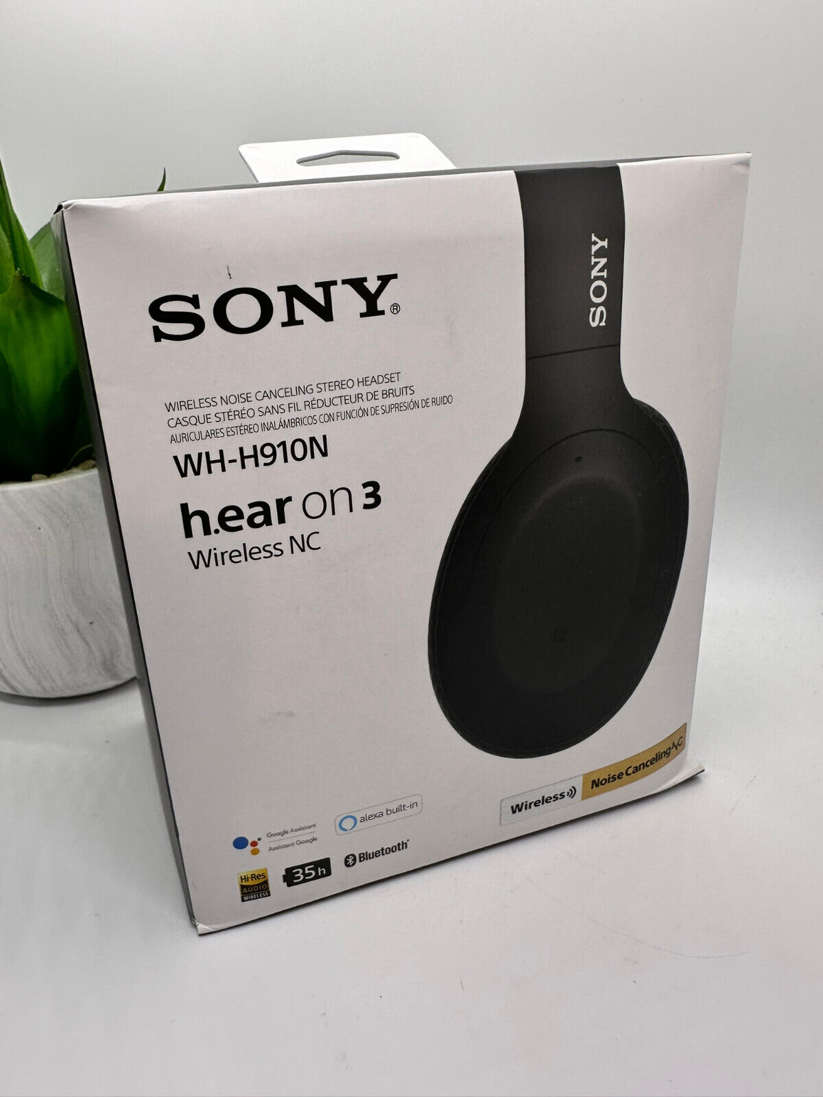 Sony WH-H910N H.ear On 3 Wireless Noise-Cancelin g Headphones - Black