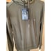 NWT True Religion Wms Sz S Cross Neck Hoodie Taped Seam Jogger Militant Green