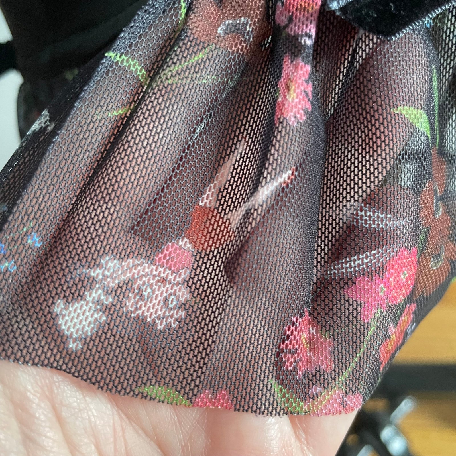 Unique Vintage X Betty BoopBlack Satin Hi/Low Pencil Skirt