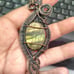 Labradorite copper wire wrapped Pendant