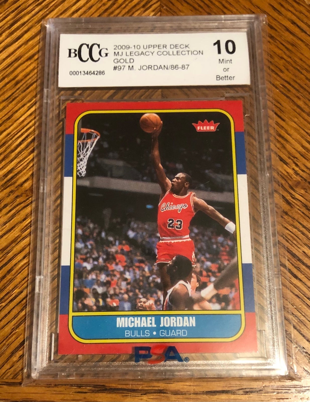 BCCG 10 2009-10 Upper Deck MJ Legacy Collection Gold #97 Michael Jordan Goat