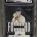 MICHAEL MCGREEVY NAVY FLASH FORWARD AUTO 25/99 LEAF FLASH BASEBALL 2021 CGC 9.5