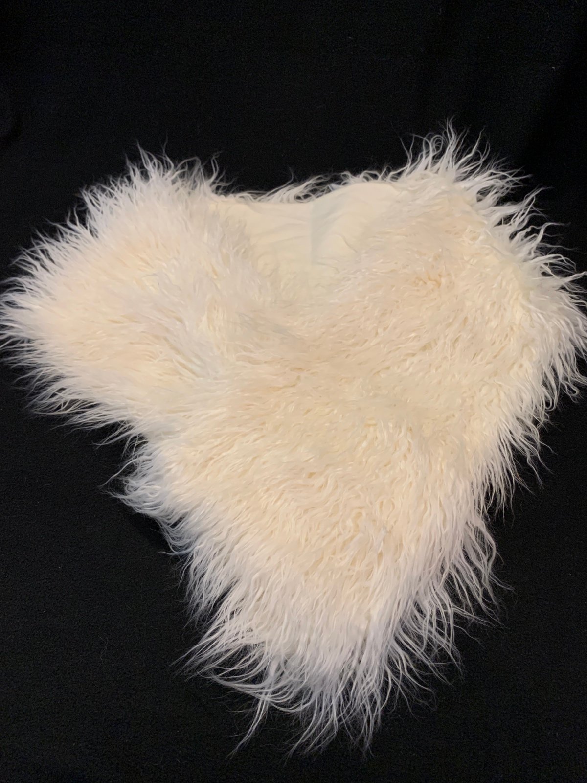 Gap Cream faux fur wrap