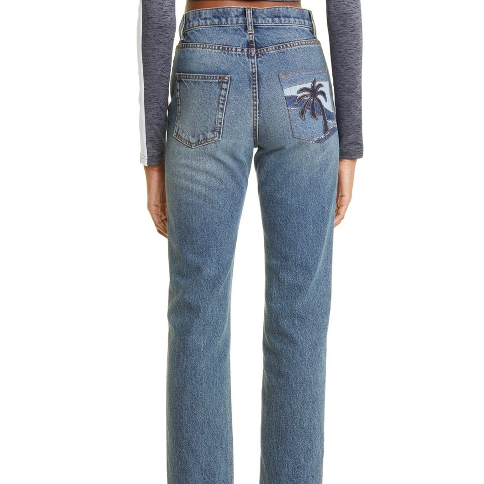 【関税＆送料込み】Palm Angels Straight Leg Jeans Palm Angels Straight leg jeans Size 25