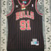 Dennis Rodman Chicago Bulls Pinstripe Nwt Mens Medium Stitched Jersey
