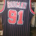 Dennis Rodman Chicago Bulls Pinstripe Nwt Mens Medium Stitched Jersey